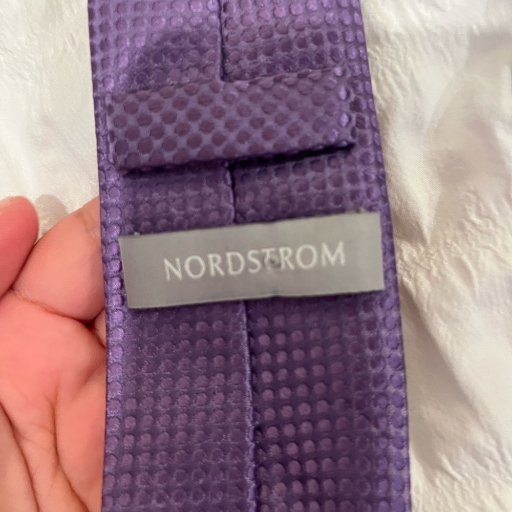 Mens purple tie